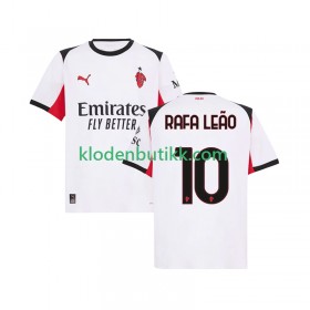AC Milan Rafael Leao 10 Borte Fotballdrakt 2025/26 Kortermet